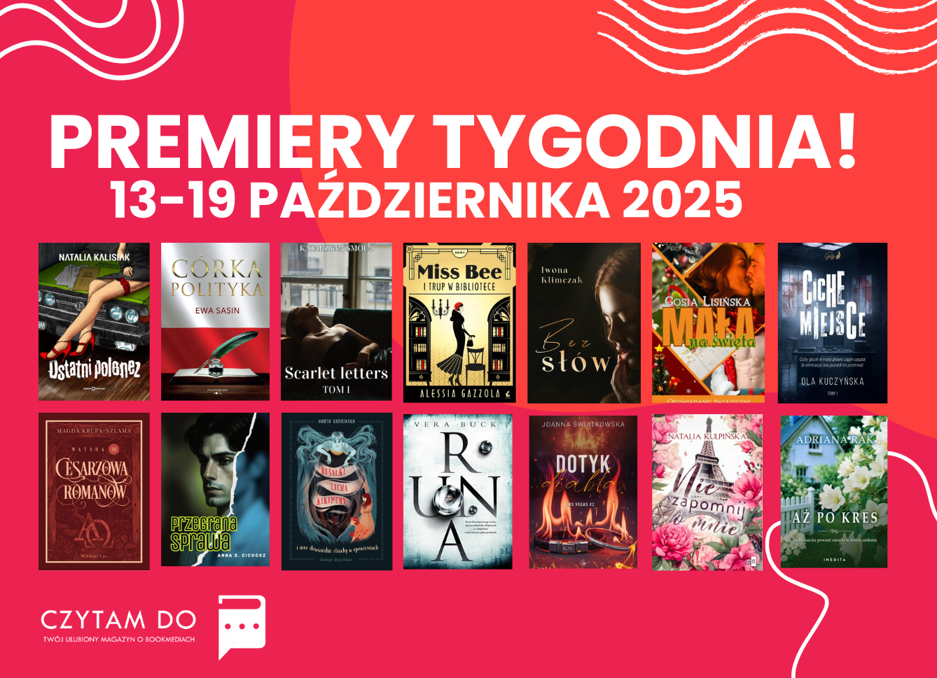 Premiery Książkowe Tygodnia 13.10 - 19.10 2025